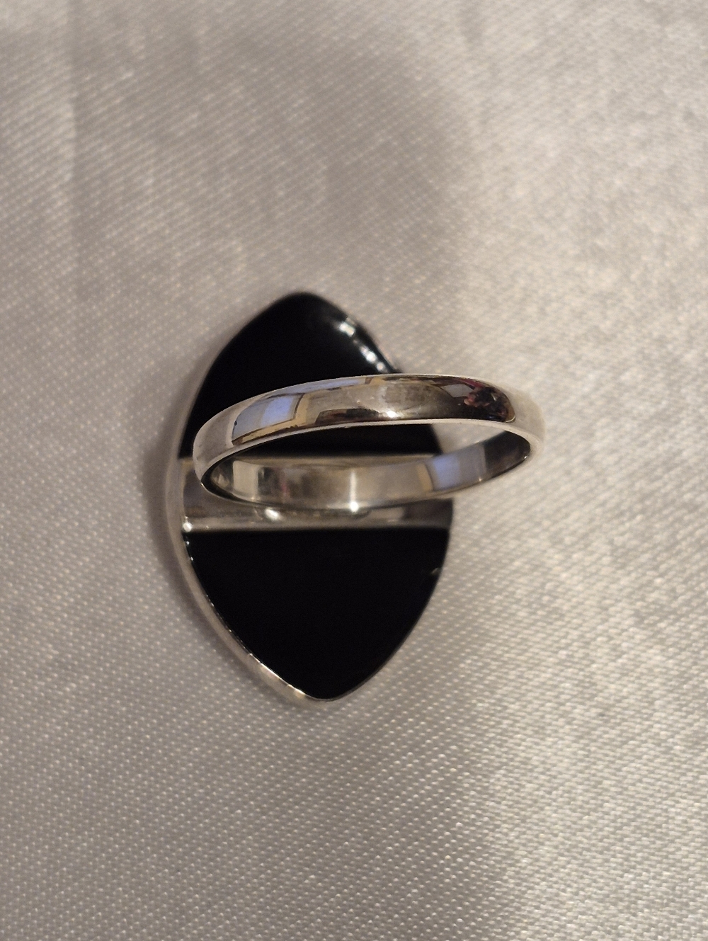 Handmade Paua Shell Ring - Picture 3 of 6